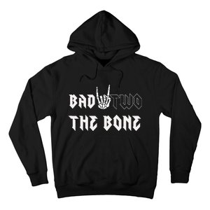 Bad Two The Bone Birthday 2nd 2 Years Old Birthday Boy Girl Hoodie