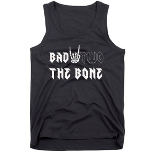 Bad Two The Bone Birthday 2nd 2 Years Old Birthday Boy Girl Tank Top