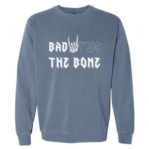 Bad Two The Bone Birthday 2nd 2 Years Old Birthday Boy Girl Garment-Dyed Sweatshirt