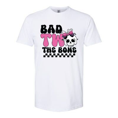 Bad Two The Bone Birthday 2nd Halloween Birthday Softstyle CVC T-Shirt