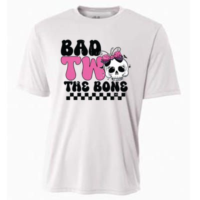 Bad Two The Bone Birthday 2nd Halloween Birthday Cooling Performance Crew T-Shirt