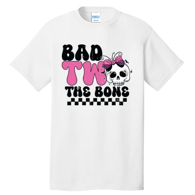 Bad Two The Bone Birthday 2nd Halloween Birthday Tall T-Shirt