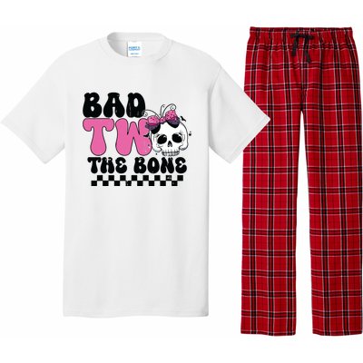 Bad Two The Bone Birthday 2nd Halloween Birthday Pajama Set