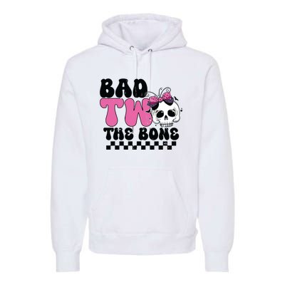 Bad Two The Bone Birthday 2nd Halloween Birthday Premium Hoodie