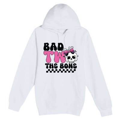 Bad Two The Bone Birthday 2nd Halloween Birthday Premium Pullover Hoodie