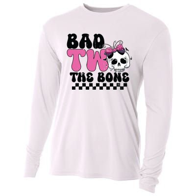 Bad Two The Bone Birthday 2nd Halloween Birthday Cooling Performance Long Sleeve Crew