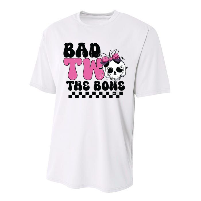 Bad Two The Bone Birthday 2nd Halloween Birthday Performance Sprint T-Shirt