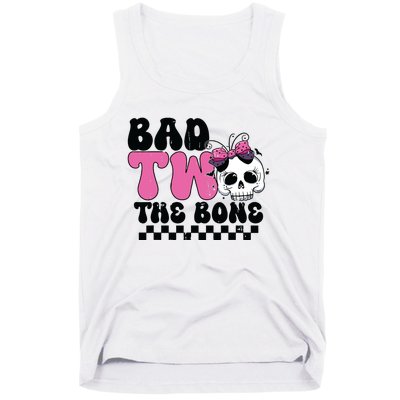 Bad Two The Bone Birthday 2nd Halloween Birthday Tank Top