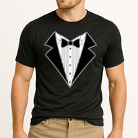 Black Tux Tuxedo boy retro Cooling Performance Crew T-Shirt