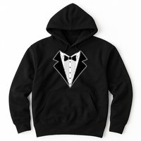 Black Tux Tuxedo boy retro Hoodie
