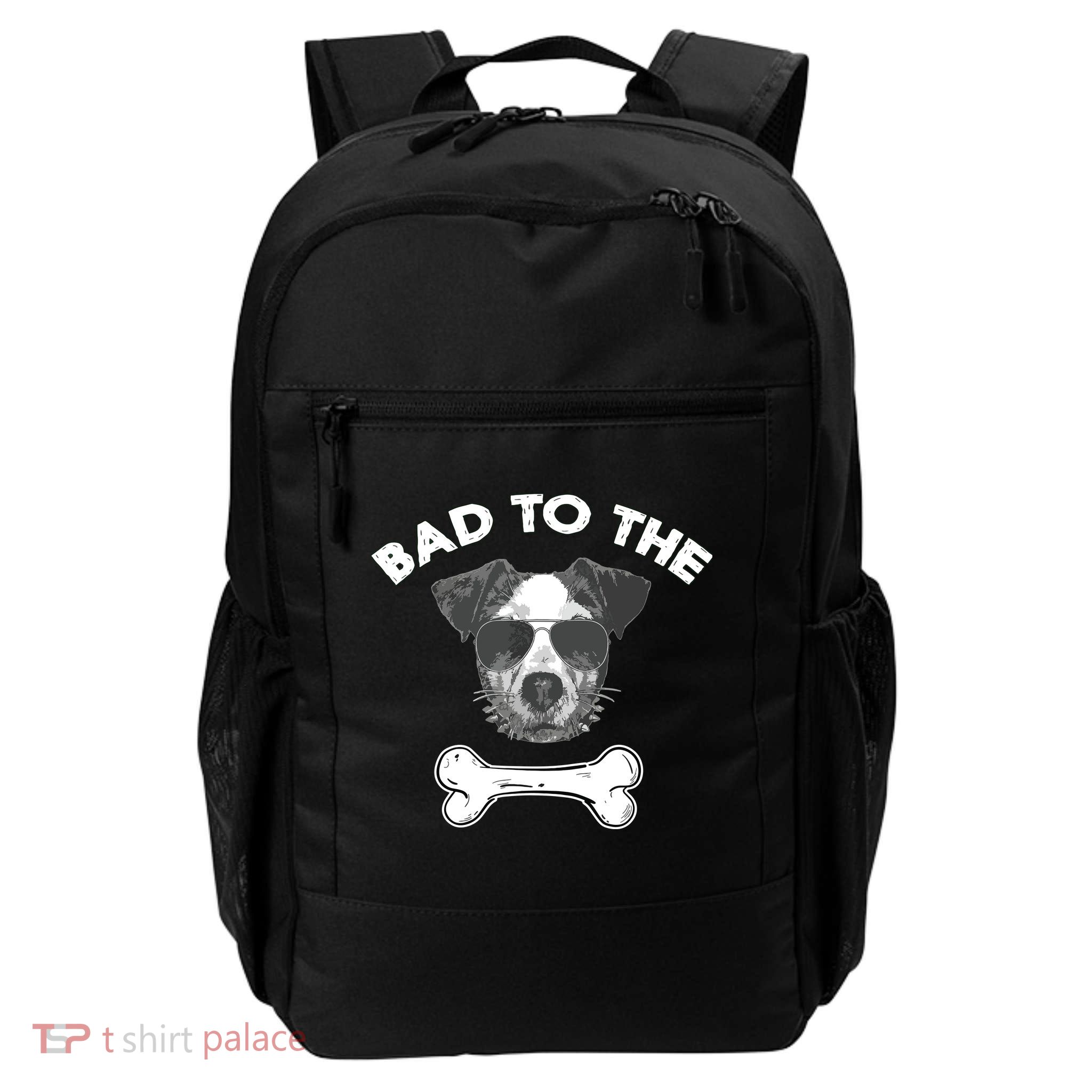 Bad To The Bone Funny Jack Russell Terrier Daily Commute Backpack