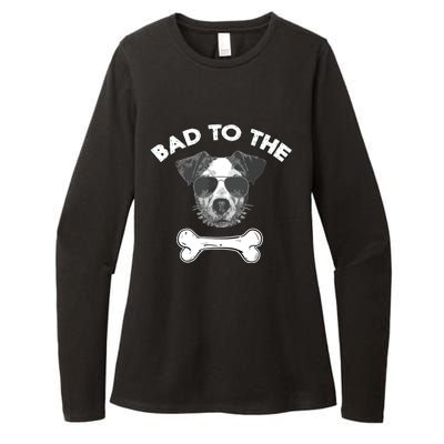 Bad To The Bone Funny Jack Russell Terrier Womens CVC Long Sleeve Shirt