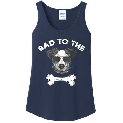 Bad To The Bone Funny Jack Russell Terrier Ladies Essential Tank