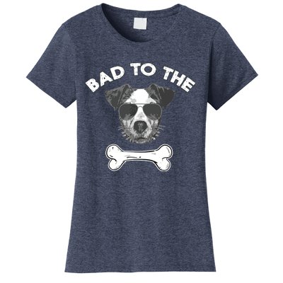 Bad To The Bone Funny Jack Russell Terrier Women's T-Shirt