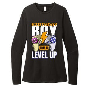 Birthday Time To Level Up Video Game Birthday Gamer Gift Womens CVC Long Sleeve Shirt