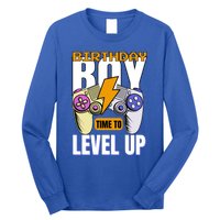 Birthday Time To Level Up Video Game Birthday Gamer Gift Long Sleeve Shirt