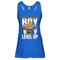 Birthday Time To Level Up Video Game Birthday Gamer Gift Ladies Essential Flowy Tank