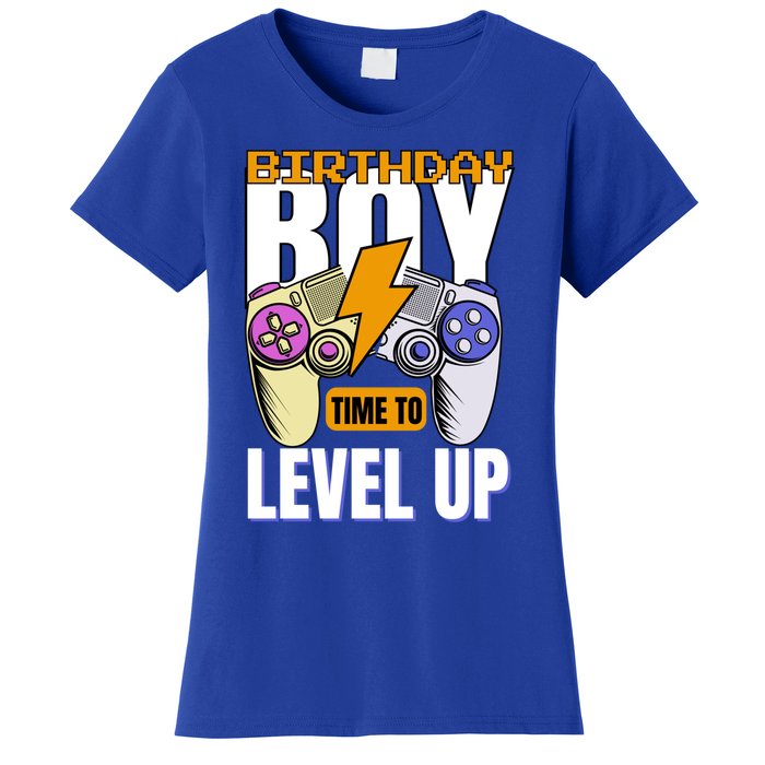 Birthday Time To Level Up Video Game Birthday Gamer Gift Women's T-Shirt