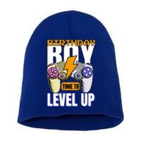 Birthday Time To Level Up Video Game Birthday Gamer Gift Short Acrylic Beanie