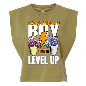 Birthday Time To Level Up Video Game Birthday Gamer Gift Garment-Dyed Women's Muscle Tee