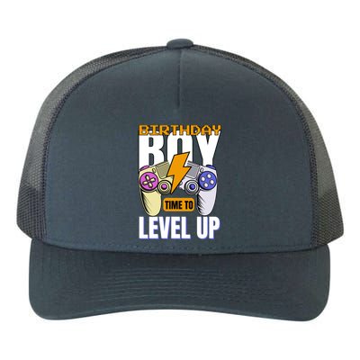 Birthday Time To Level Up Video Game Birthday Gamer Gift Yupoong Adult 5-Panel Trucker Hat