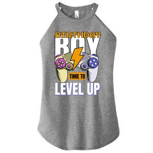 Birthday Time To Level Up Video Game Birthday Gamer Gift Women's Perfect Tri Rocker Tank