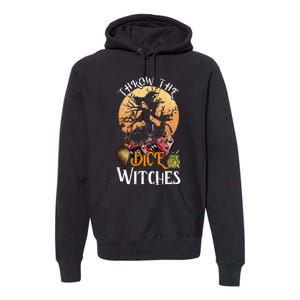 Bunco Throw The Dice Witches Bunco Game Lover Halloween Premium Hoodie