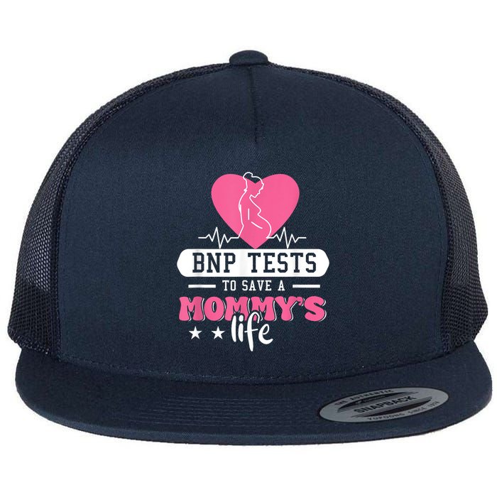 BNP Testing To Save A Mothers Life Flat Bill Trucker Hat