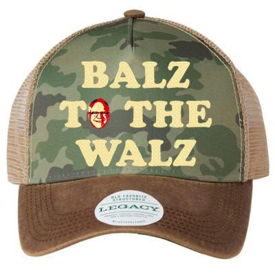 Balz To The Walz Harris Walz 47 President 24 Election Legacy Tie Dye Trucker Hat