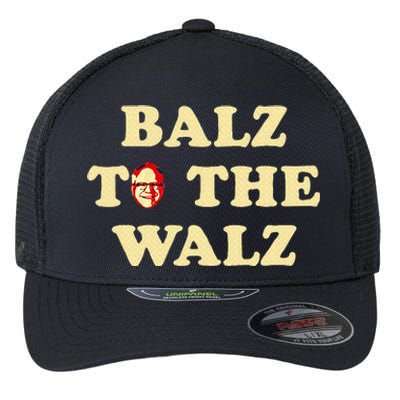 Balz To The Walz Harris Walz 47 President 24 Election Flexfit Unipanel Trucker Cap