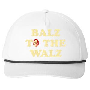 Balz To The Walz Harris Walz 47 President 24 Election Snapback Five-Panel Rope Hat