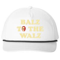 Balz To The Walz Harris Walz 47 President 24 Election Snapback Five-Panel Rope Hat