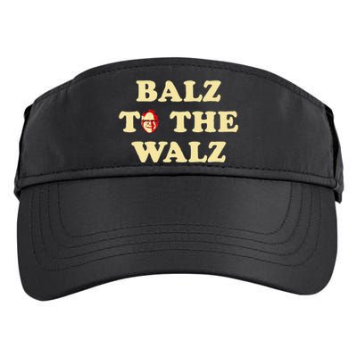 Balz To The Walz Harris Walz 47 President 24 Election Adult Drive Performance Visor