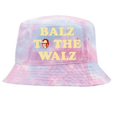 Balz To The Walz Harris Walz 47 President 24 Election Tie-Dyed Bucket Hat