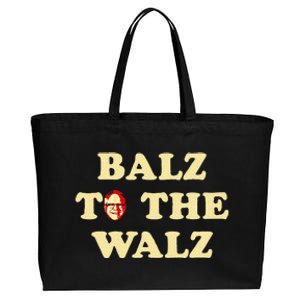 Balz To The Walz Harris Walz 47 President 24 Election Cotton Canvas Jumbo Tote