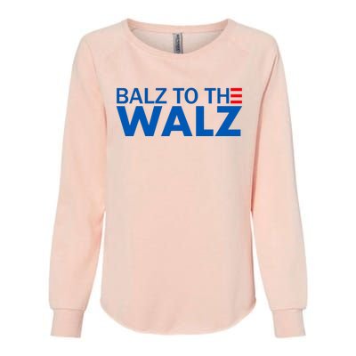 Balz To The Walz Harris Walz 2024 Womens California Wash Sweatshirt