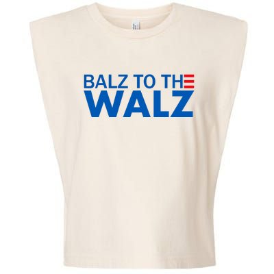 Balz To The Walz Harris Walz 2024 Garment-Dyed Women's Muscle Tee