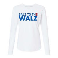 Balz To The Walz Harris Walz 2024 Womens Cotton Relaxed Long Sleeve T-Shirt