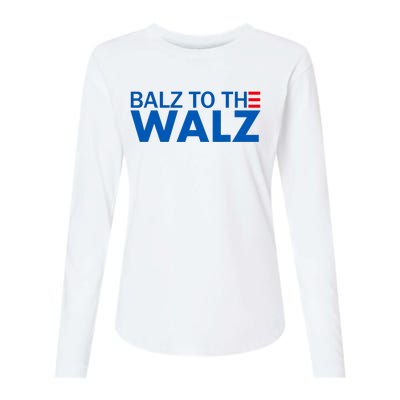 Balz To The Walz Harris Walz 2024 Womens Cotton Relaxed Long Sleeve T-Shirt