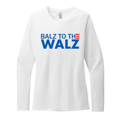 Balz To The Walz Harris Walz 2024 Womens CVC Long Sleeve Shirt