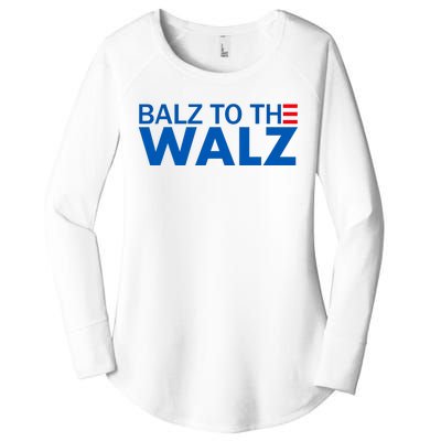 Balz To The Walz Harris Walz 2024 Women's Perfect Tri Tunic Long Sleeve Shirt