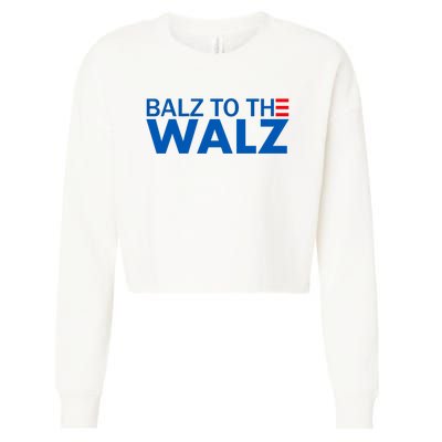 Balz To The Walz Harris Walz 2024 Cropped Pullover Crew