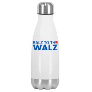 Balz To The Walz Harris Walz 2024 Stainless Steel Insulated Water Bottle