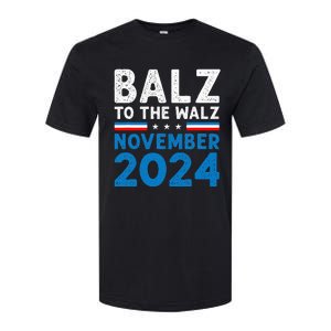 Balz To The Walz Kamala Harris Tim Walz 2024 Softstyle CVC T-Shirt