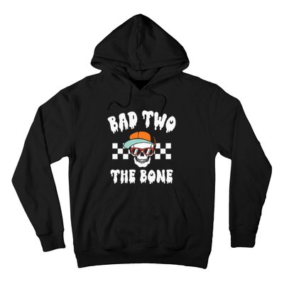 Bad To The Bone Skeleton Halloween Two Birthday Hoodie