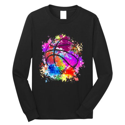 Basketball Teenagers Teens Women Baller Dunking Long Sleeve Shirt