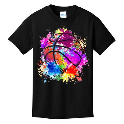 Basketball Teenagers Teens Women Baller Dunking Kids T-Shirt