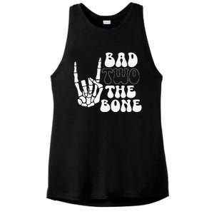 Bad Two The Bone Birthday 2nd 2 Years Old Birthday Gift Ladies PosiCharge Tri-Blend Wicking Tank