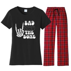 Bad Two The Bone Birthday 2nd 2 Years Old Birthday Gift Women's Flannel Pajama Set