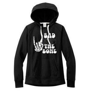 Bad Two The Bone Birthday 2nd 2 Years Old Birthday Gift Women's Fleece Hoodie